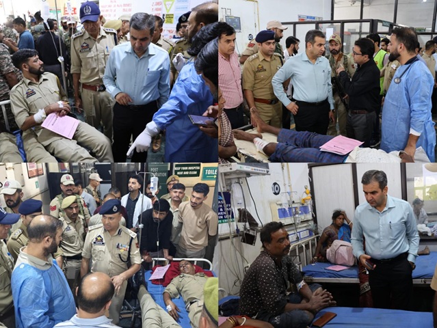 'J&K : 46 Injured, One  Woman Dies in 02  Road Accidents:  DC Ramban, SSP Ramban monitor Rescue Operation, Medical Facilities'